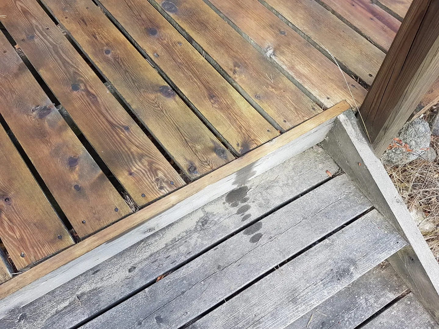 Trall och trappa – före och efter behandling