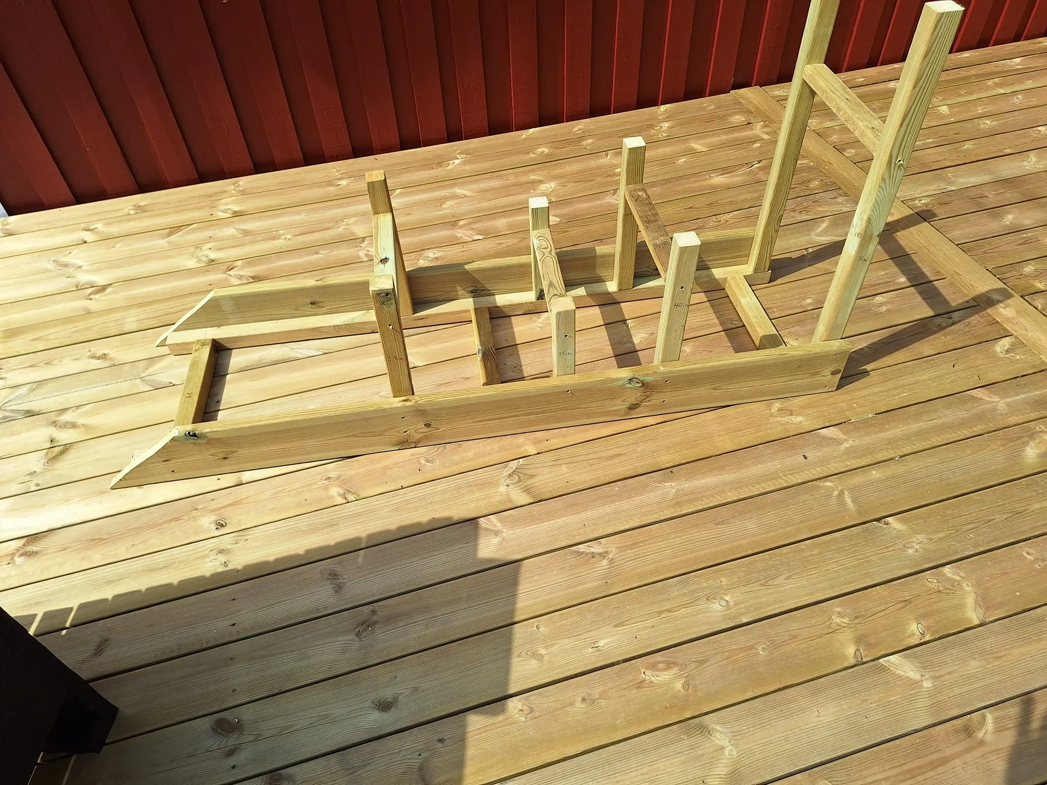 Komplett stomme med sidostycken