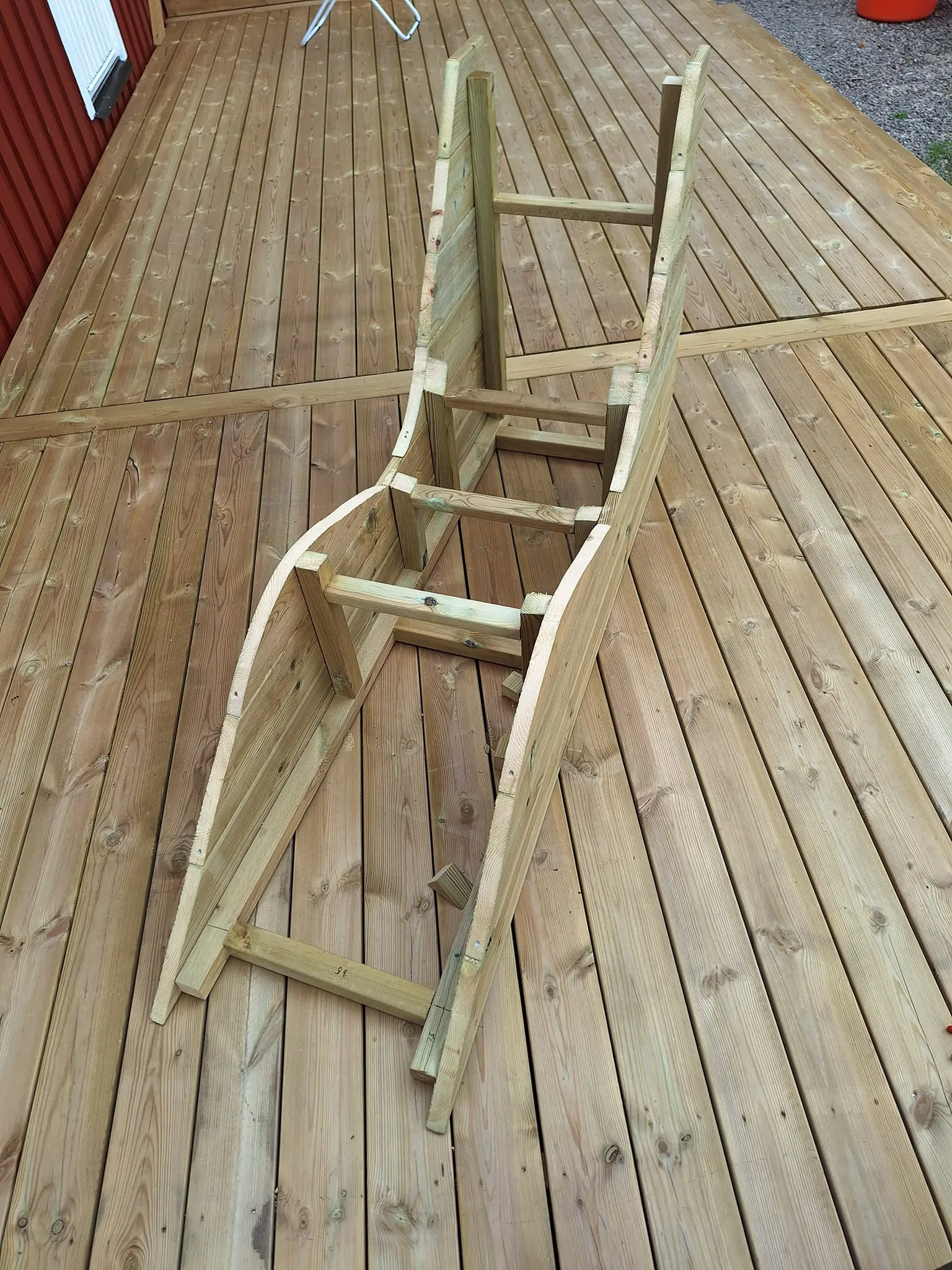 Stomme sedd från sidan