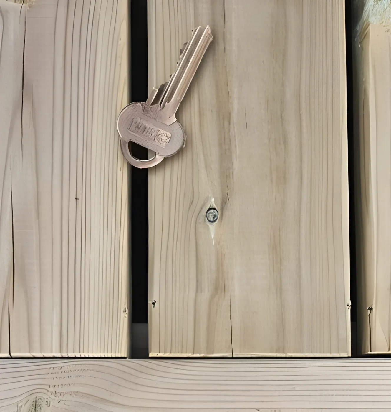 Trädäck med för stor glipa mellan brädorna