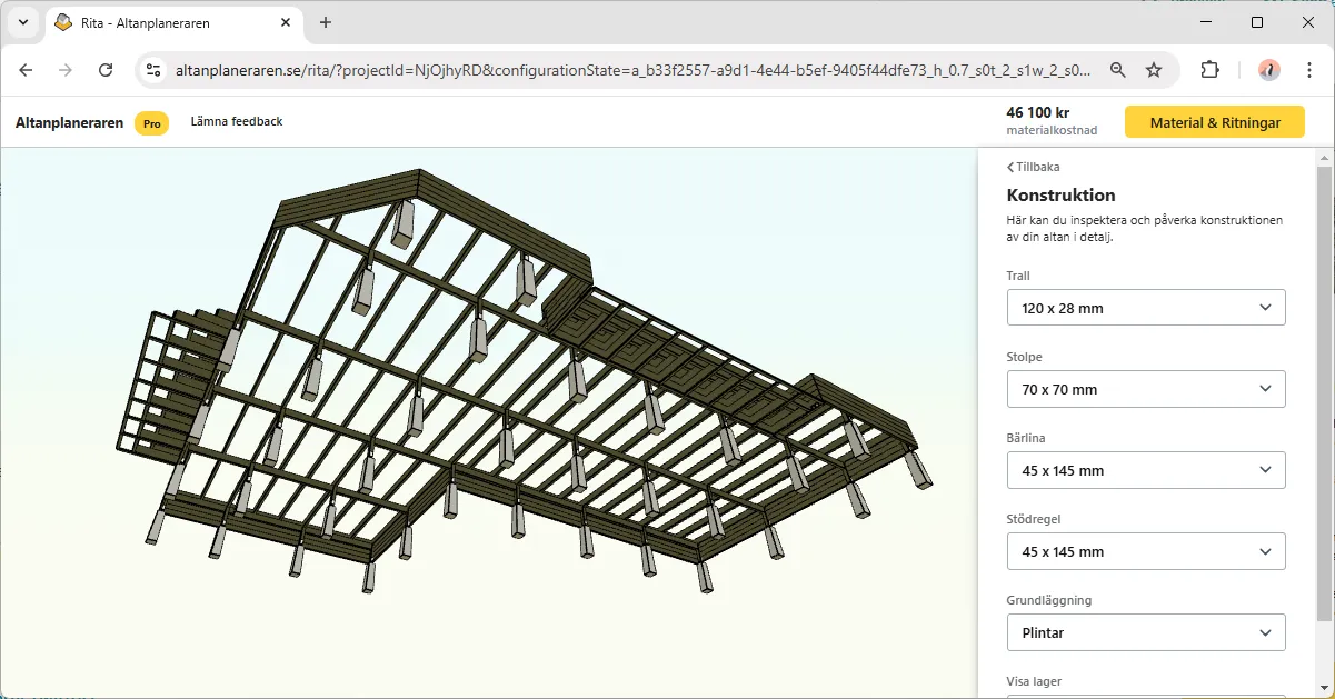 Exempel på konstruktion